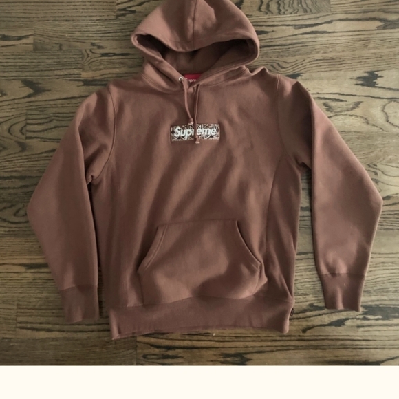 Supreme Hoodie Bandana LogoBox - Picture 1 of 3